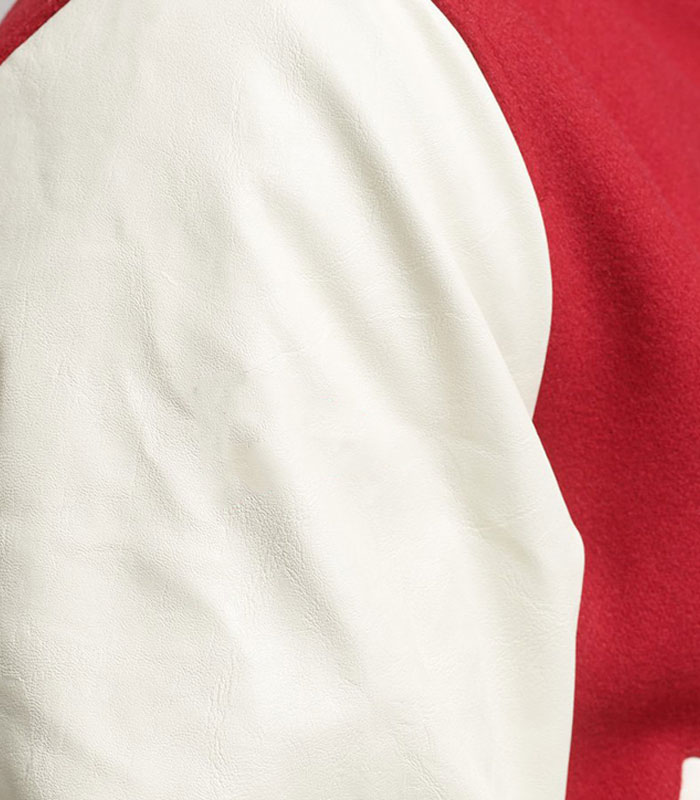 College Varsity Red Bomber Varsity Jacket